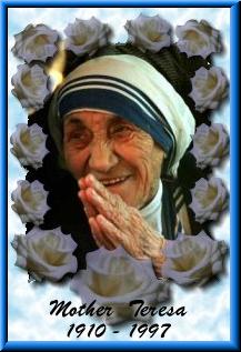 Framed photo of Mother Teresa